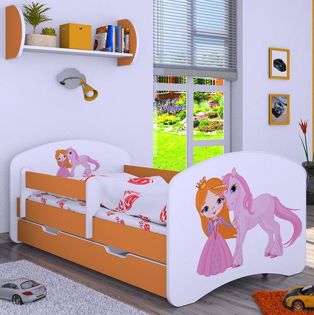 Moraal Bed Frame Zoomie Kids Colour (Bed Frame): Orange on Productcaster.