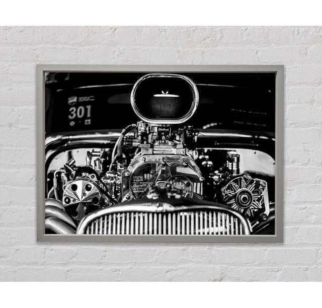 Huge Block Engine - Single Picture Frame Art Prints on Canvas Bright Star Size: 84.1cm H x 118.9cm W x 3.3cm D on Productcaster.