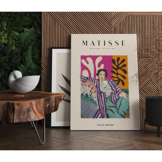 Leinwandbild Moderne Galerie Matisse - Frau mit Kleid II ClassicLiving Größe: 60 cm H x 40 cm B on Productcaster.