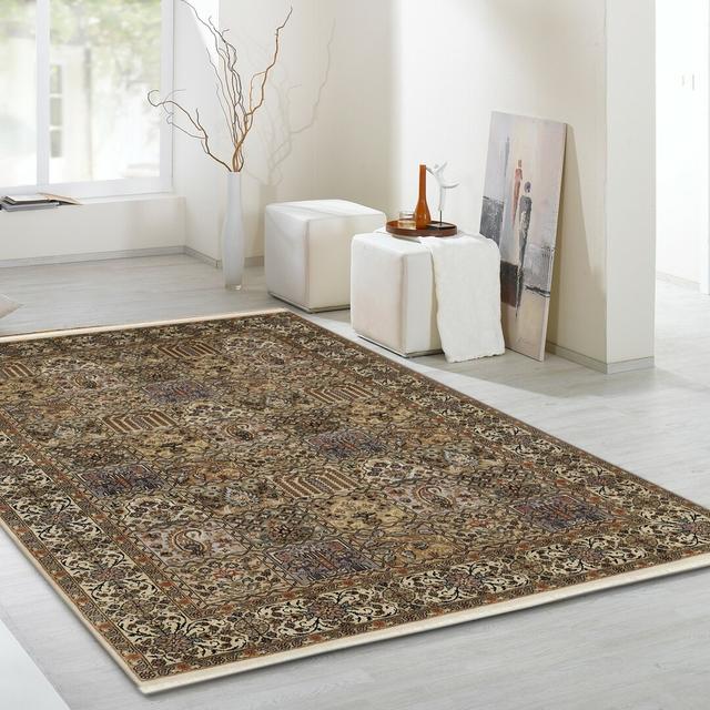 Handmade Cream Area Rug Bloomsbury Market Rug Size: Rectangular 122 x 182cm on Productcaster.