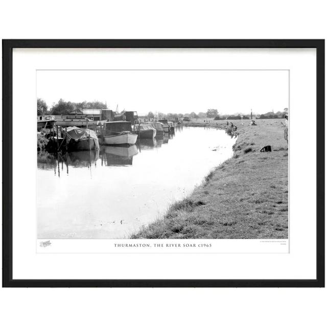 'Thurmaston, the River Soar C1965' - Picture Frame Photograph Print on Paper The Francis Frith Collection Size: 63.3cm H x 83.5cm W x 2.3cm D on Productcaster.