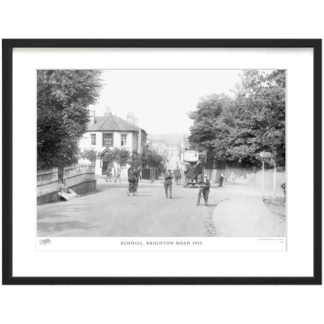 'Redhill, Brighton Road 1915' by Francis Frith - Picture Frame Photograph Print on Paper The Francis Frith Collection Size: 40cm H x 50cm W x 2.3cm D on Productcaster.