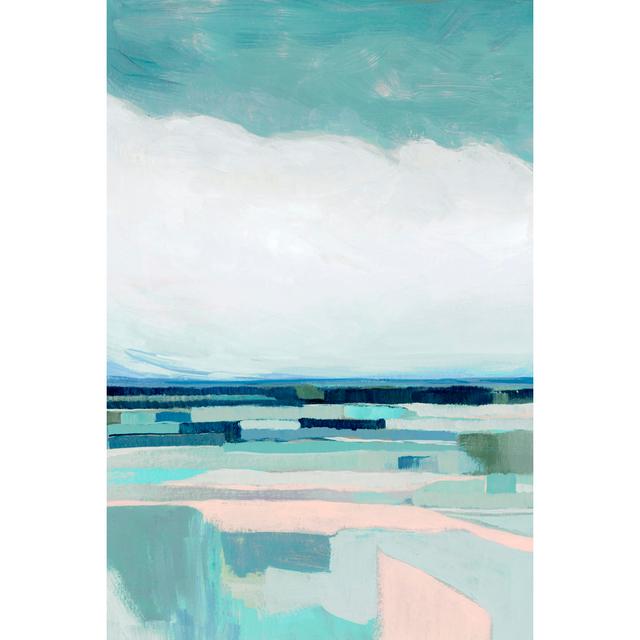 Seafoam Sky I by Grace Popp - Wrapped Canvas Painting Ivy Bronx Size: 46cm H x 30cm W x 3.8cm D on Productcaster.