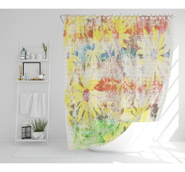 Wooler Polyester Shower Curtain Set Rosalind Wheeler on Productcaster.