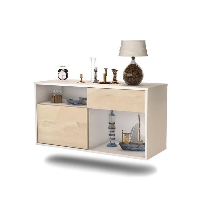 Matthieu TV Stand Ebern Designs Colour: Wheat on Productcaster.