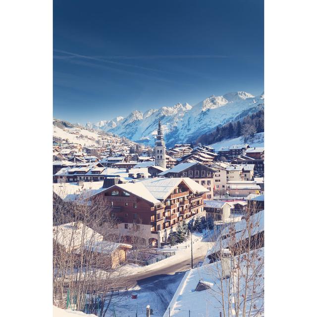 La Clusaz by Benoitbruchez - Wrapped Canvas Print 17 Stories Size: 76cm H x 51cm W on Productcaster.