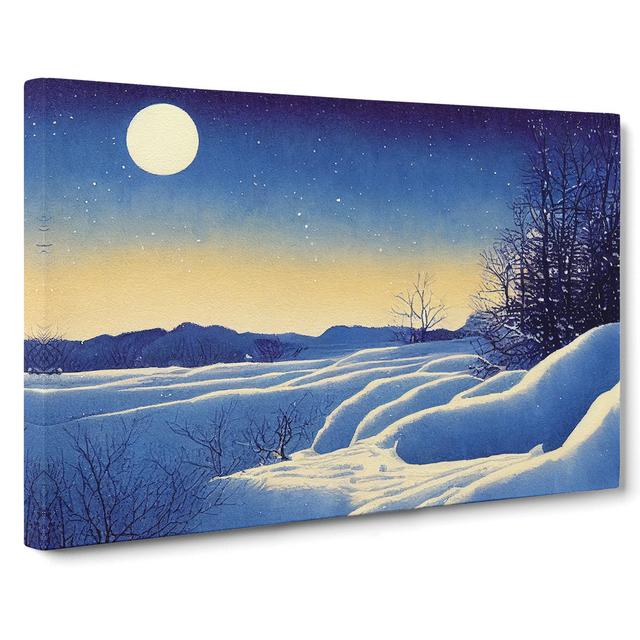 Winter Landscape Sunrise Vol.2 - Wrapped Canvas Graphic Art Alpen Home on Productcaster.