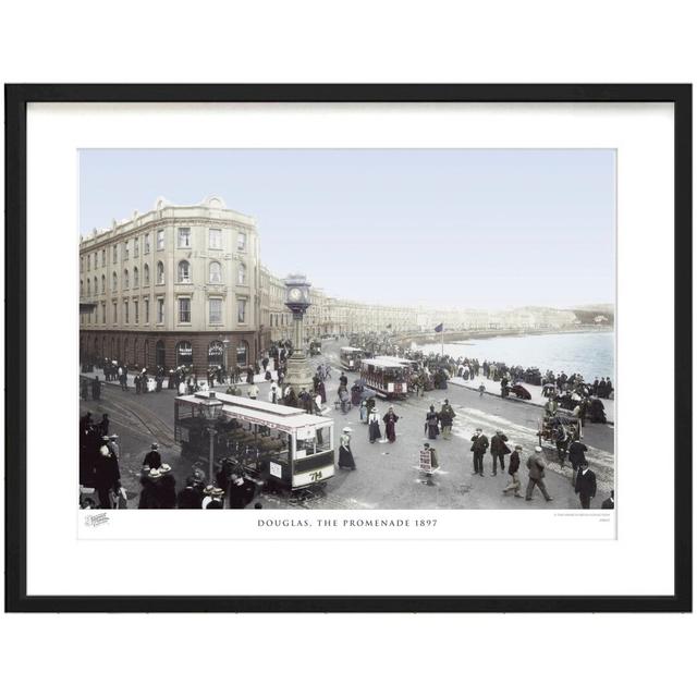 'Douglas, the Promenade 1897' by Francis Frith - Picture Frame Photograph Print on Paper The Francis Frith Collection Size: 45cm H x 60cm W x 2.3cm D on Productcaster.