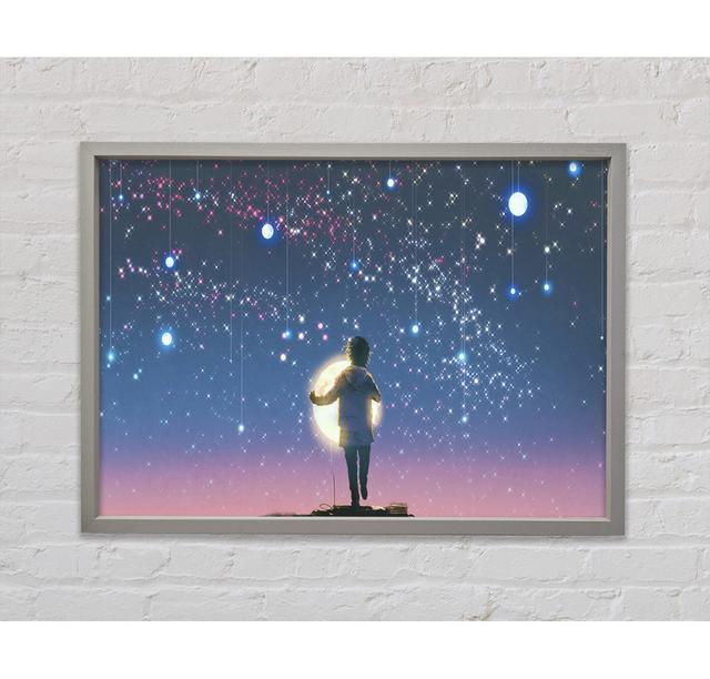 Capturing The Moon Framed Print Bright Star Size: 100.1cm H x 141.4cm W on Productcaster.