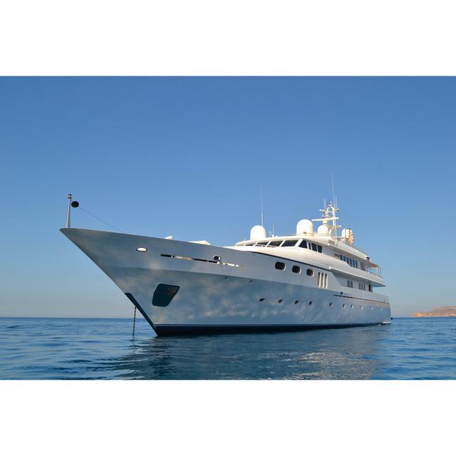 Luxury Yacht by Claude Sammut - Wrapped Canvas Photograph Breakwater Bay Size: 51cm H x 76cm W on Productcaster.