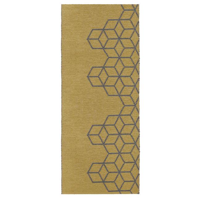 Oden Yellow Indoor/Outdoor Rug Ebern Designs Rug Size: Runner 60 x 200cm on Productcaster.