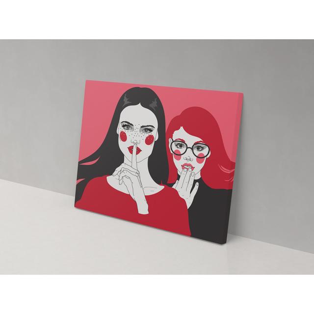 Blush Duo - Wrapped Canvas Graphic Art ClassicLiving Size: 67cm H x 102cm W x 4cm D on Productcaster.