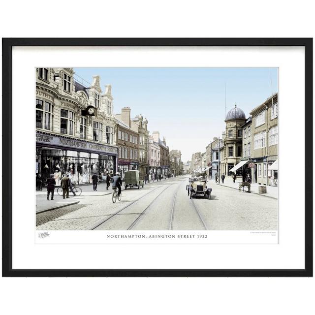 'Northampton, Abington Street 1922' - Picture Frame Photograph Print on Paper The Francis Frith Collection Size: 60cm H x 80cm W x 2.3cm D on Productcaster.