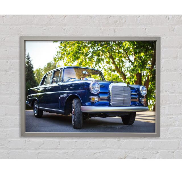 Klassischer Mercedes - Einzelner Bilderrahmen Kunstdrucke auf Leinwand Bright Star Größe: 100,1 cm H x 141,4 cm B x 3,3 cm T on Productcaster.