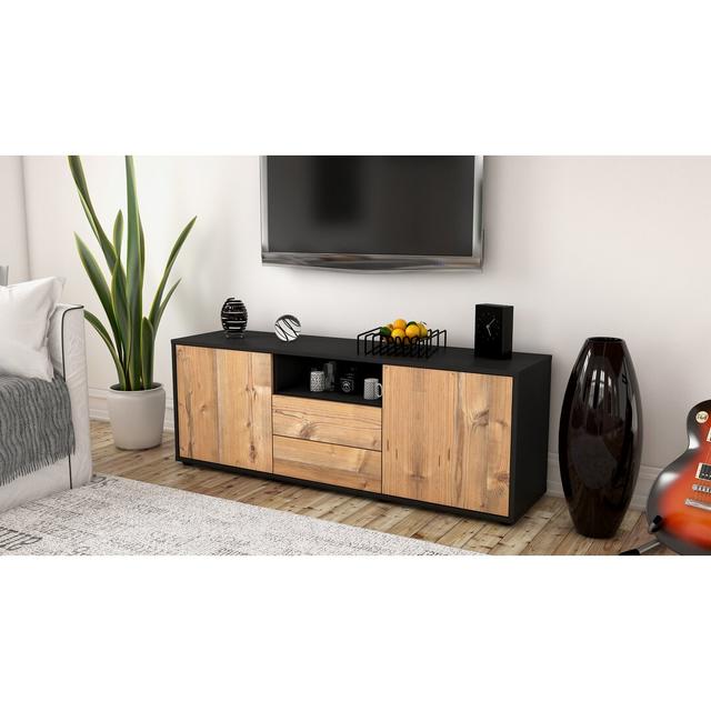 Wyche TV Stand for TVs up to 39" Brayden Studio Colour: Pine / Matte Anthracite on Productcaster.