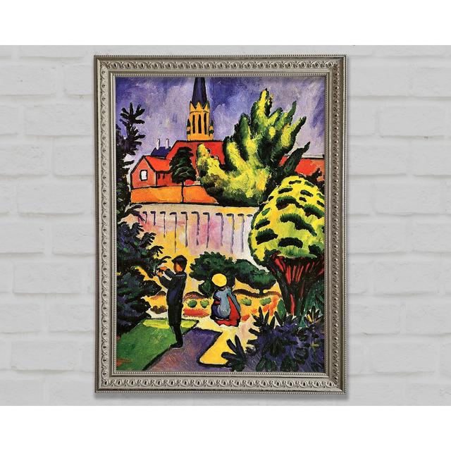 August Macke Children In The Garden Framed Print Rosalind Wheeler Size: 84.1cm H x 118.9cm W on Productcaster.