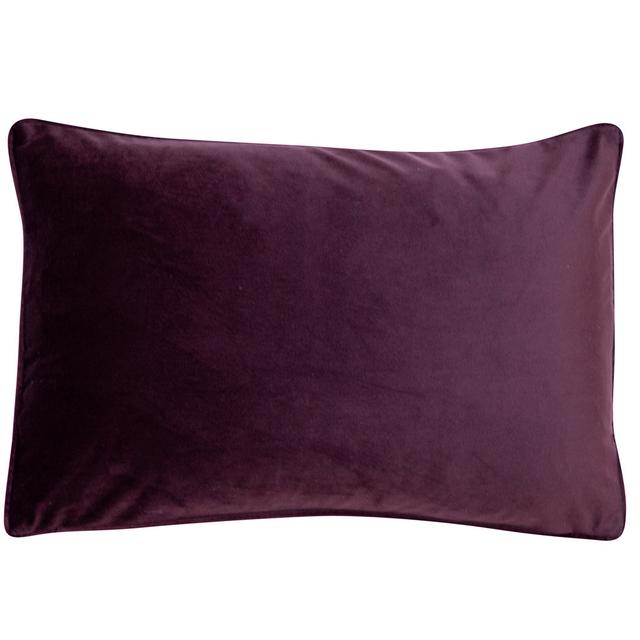 Lumbar Cushion with filling Malini Colour: Aubergine on Productcaster.