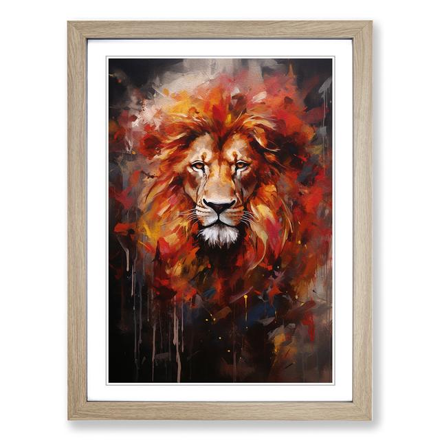 XYZ-FRM-V1223-4275 Print World Menagerie Format: Oak Framed, Size: 34cm H x 25cm W x 2cm D on Productcaster.