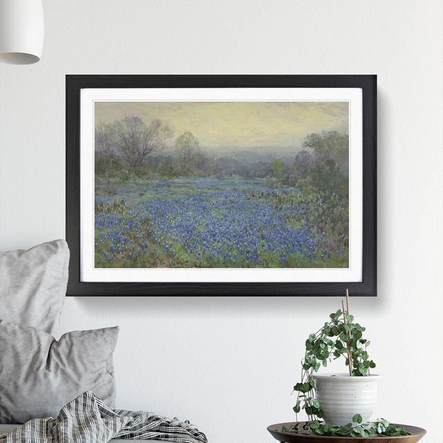 Bluebonnet Flowers Vol.10 by Julian Onderdonk - Picture Frame Painting East Urban Home Frame Option: Black Framed, Size: 36cm H x 48cm W x 2cm D on Productcaster.