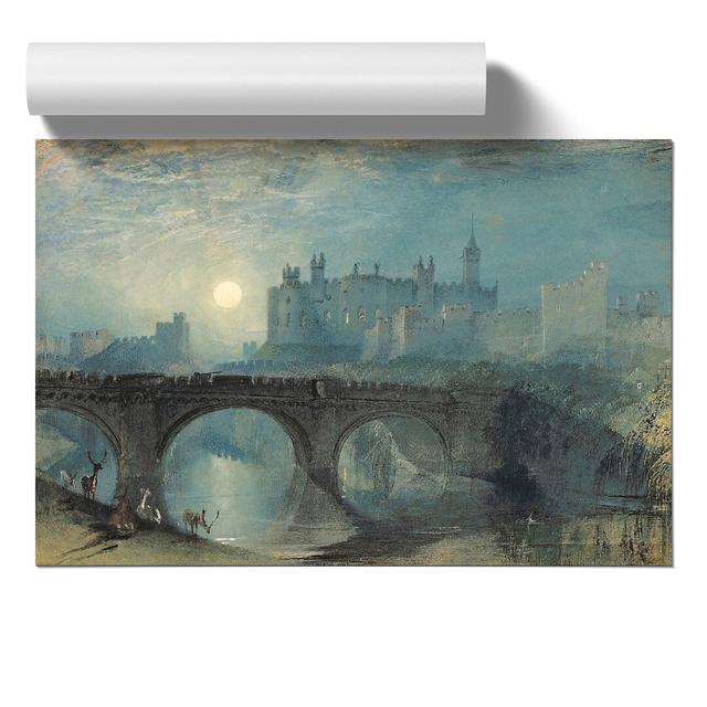 Alnwick Castle by Joseph Mallord William Turner - Unframed Painting East Urban Home Size: 30cm H x 42cm W x 0.1cm D on Productcaster.