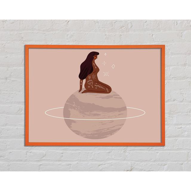 The Woman Planet - Single Picture Frame Art Prints Rosalind Wheeler Size: 59.7cm H x 84.1cm W x 2cm D on Productcaster.