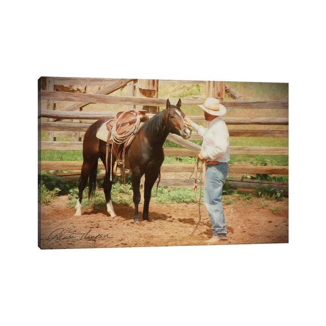 A Gentle Hand by Rhonda Thompson - Wrapped Canvas Photograph Gracie Oaks on Productcaster.