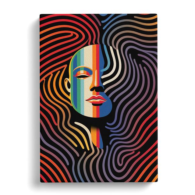 Male Op - Wrapped Canvas Art Prints Metro Lane Size: 50cm H x 35cm W x 3cm D on Productcaster.