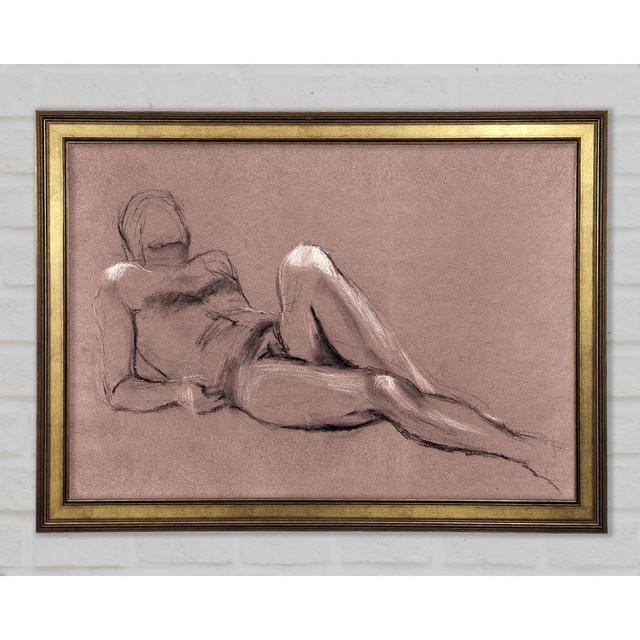 Drawing Of The Male - Single Picture Frame Art Prints Rosalind Wheeler Size: 29.7cm H x 42cm W x 1.5cm D on Productcaster.