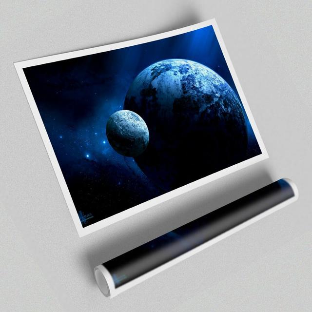 Glimpse Of Universe Poster - Graphic Art Print on Paper East Urban Home Size: 84.1 cm H x 118.9 cm W on Productcaster.