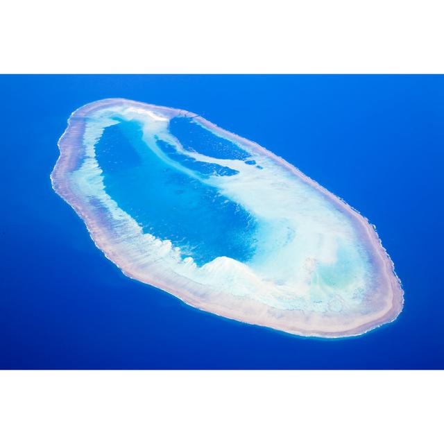 Coral Atoll by Capturedart - No Frame Art Prints on Canvas Metro Lane Size: 20cm H x 30cm W on Productcaster.