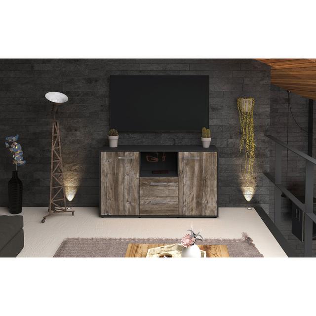 Baxlee TV Stand for TVs up to 60 Brayden Studio Colour: Driftwood/Anthracite on Productcaster.