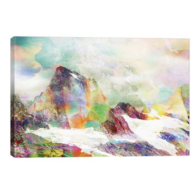 Glitch Mountain by Andreas Lie - Wrapped Canvas Print Latitude Run Size: 66.04cm H x 101.6cm W x 1.91cm D on Productcaster.