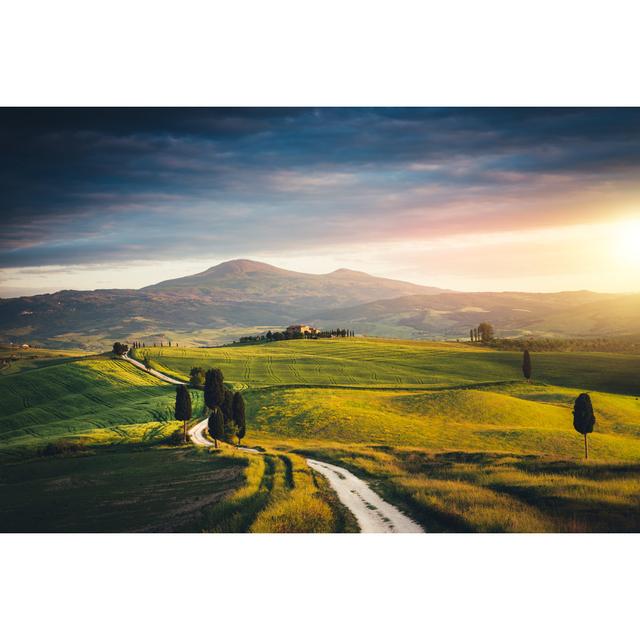 Tuscany Hills by Borchee - Print Alpen Home Size: 90cm H x 60cm W on Productcaster.