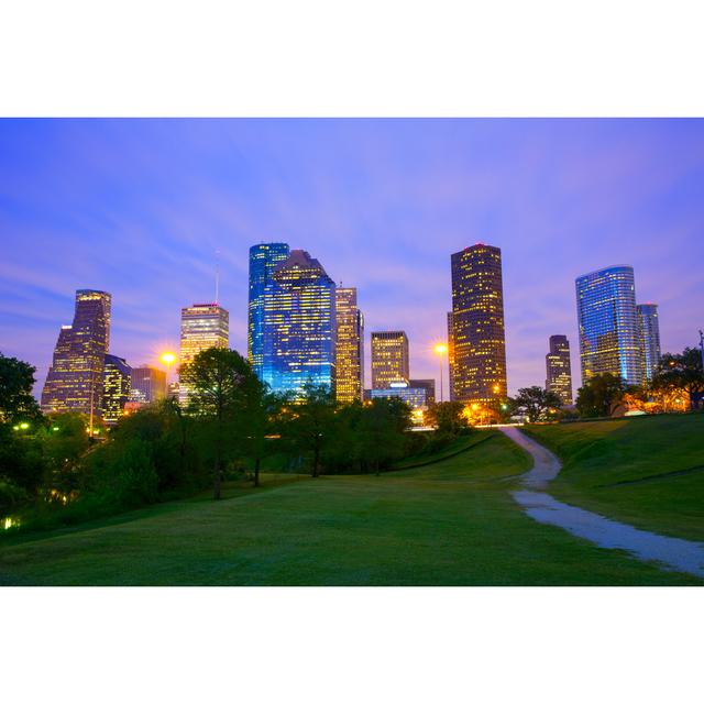 Twilight From Park by LUNAMARINA - Wrapped Canvas Print 17 Stories Size: 20cm H x 30cm W on Productcaster.