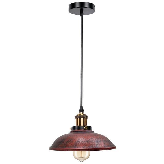 Grubbs 1 - Light Dome Pendant Longshore Tides Finish: Rustic Red on Productcaster.