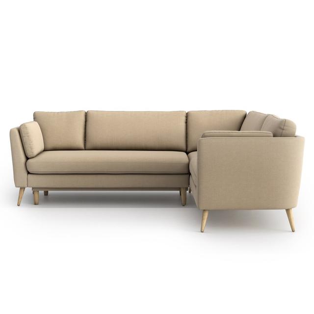 Clower Corner Sofa Bed Zipcode Design Upholstery Colour: Olaf 16, Orientation: Right Hand Facing on Productcaster.