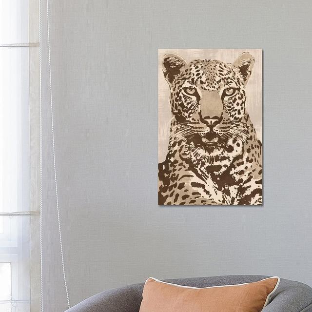 Leopard by Andrew Cooper - Wrapped Canvas Painting Latitude Vive Size: 66.04cm H x 45.72cm W x 3.81cm D on Productcaster.