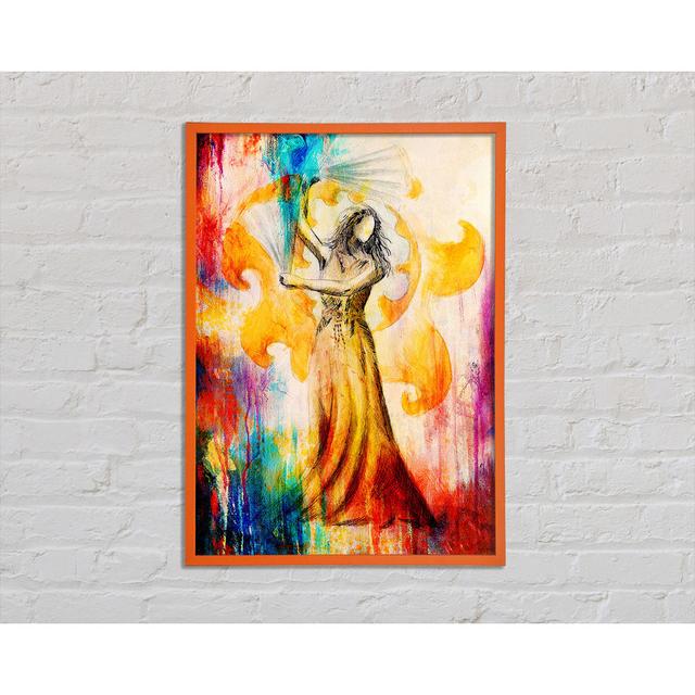 Darron Dancing Angel 2 - Single Picture Frame Art Prints Ophelia & Co. Size: 29.7cm H x 42cm W x 2cm D on Productcaster.