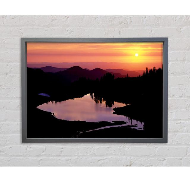 The River Sleeps - Single Picture Frame Art Prints on Canvas Union Rustic Size: 59.7cm H x 84.1cm W x 3.3cm D on Productcaster.