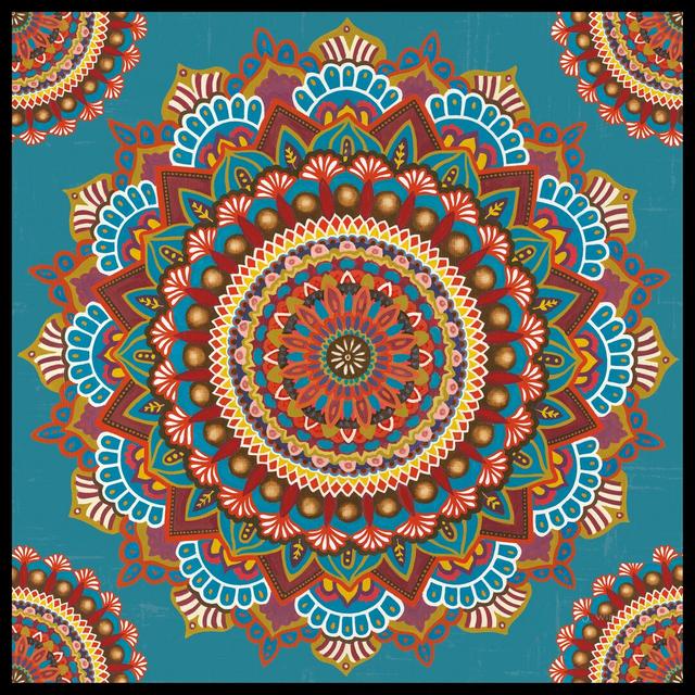 Mandala Dream Pattern IIA SP by James Wiens - Wrapped Canvas Painting Latitude Vive Size: 91cm H x 91cm W x 3.8cm D on Productcaster.