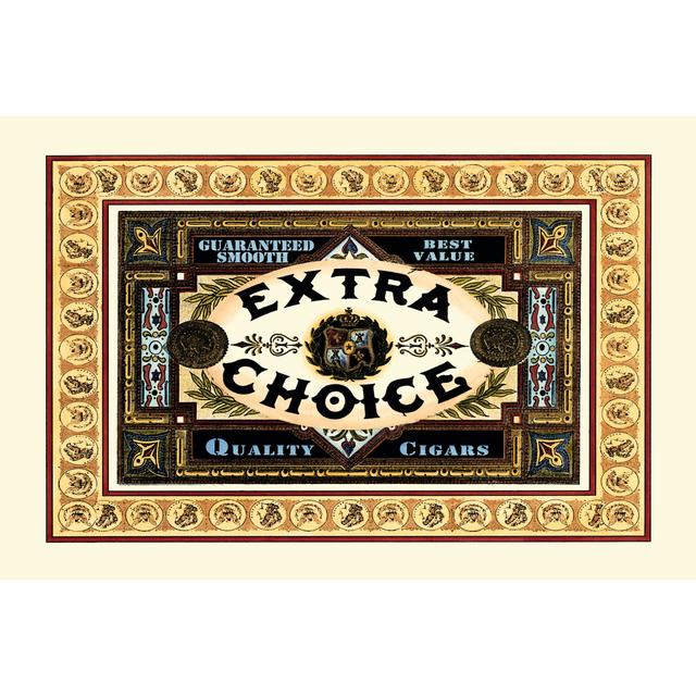 Extra Choice Cigars B&W Antiqued Maturi Size: 91cm H x 61cm W x 3.8cm D on Productcaster.