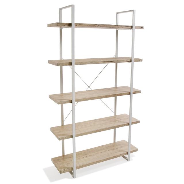 Raley Bookcase Trent Austin Design Colour: White / Light Brown on Productcaster.