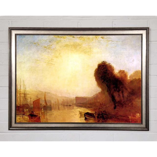 Joseph Mallord Turner Regatta at Cowes Castle - Single Picture Frame Art Prints Ivy Bronx Size: 29.7cm H x 42cm W on Productcaster.