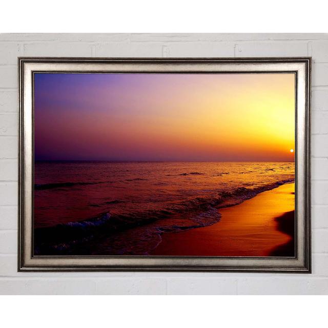 Path of the Ocean Flow - Single Picture Frame Art Prints Highland Dunes Size: 84.1cm H x 118.9cm W x 1.5cm D, Format: Gunmetal Framed Paper on Productcaster.