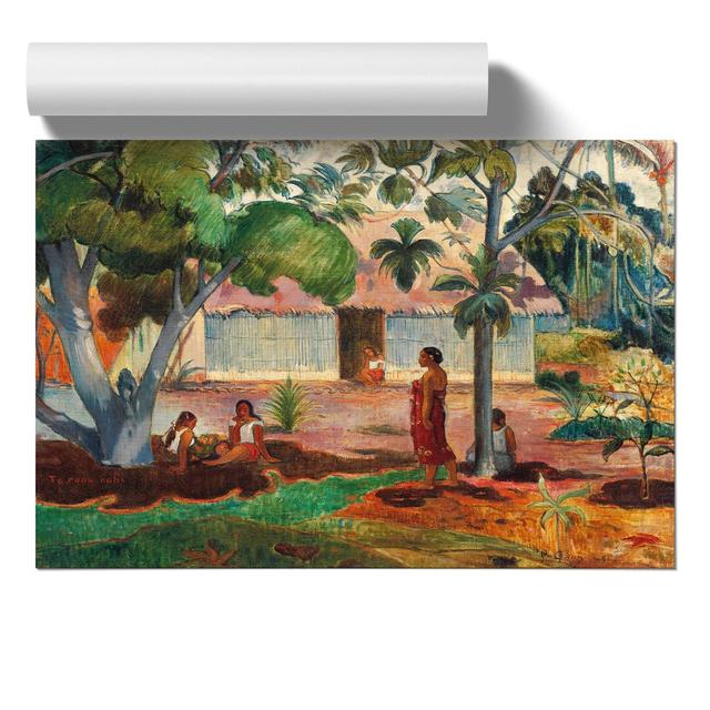 The Large Tree by Paul Gauguin - Unframed Painting East Urban Home Size: 42cm H x 59cm W x 0.1cm D on Productcaster.