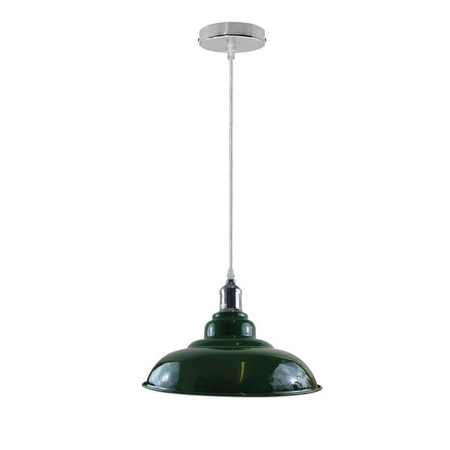 Palisade 1 - Light Single Dome Pendant Breakwater Bay Shade Colour: Green on Productcaster.