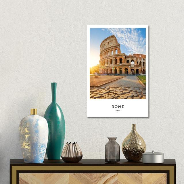 Rome Italy by Naomi Davies - Gallery-Wrapped Canvas Giclée on Canvas Latitude Run Format: Wrapped Canvas, Size: 66.04cm H x 45.72cm W x 3.81cm D on Productcaster.