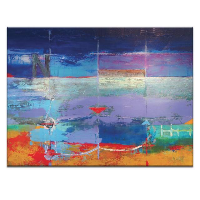 Alan Annells - Wrapped Canvas Print East Urban Home Size: 76cm H x 102cm W x 3.8cm D on Productcaster.