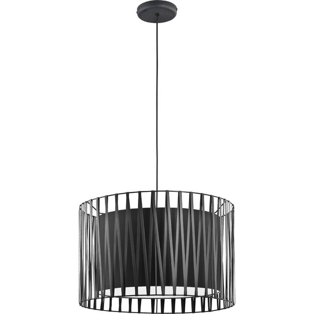 Avenly 1 - Light Grey Single Pendant 17 Stories Size: 120cm H x 50cm W x 50cm D on Productcaster.