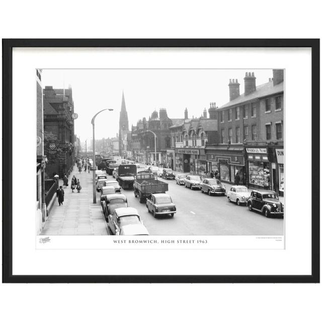 West Bromwich, High Street 1963 - Single Picture Frame Print The Francis Frith Collection Size: 40cm H x 50cm W x 2.3cm D on Productcaster.